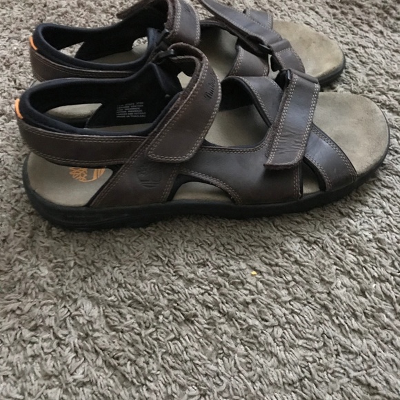 Timberland Men\'s Brown Leather Sandals main image 9